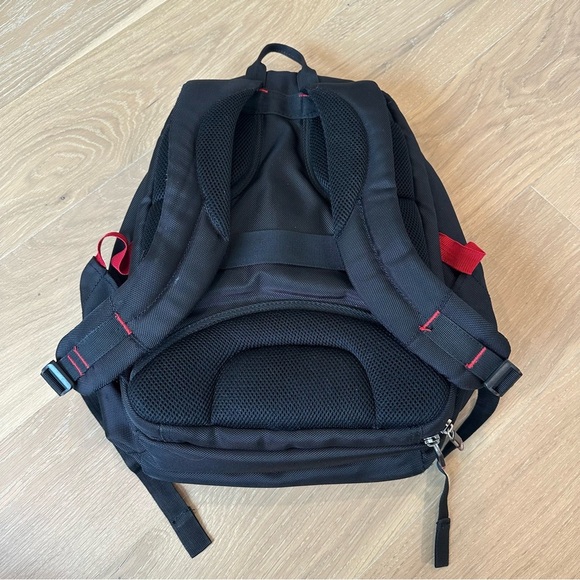 Samsonite Laptop Backpack Travel Work Office Black Pockets Zip TSA EUC - Picture 5 of 16